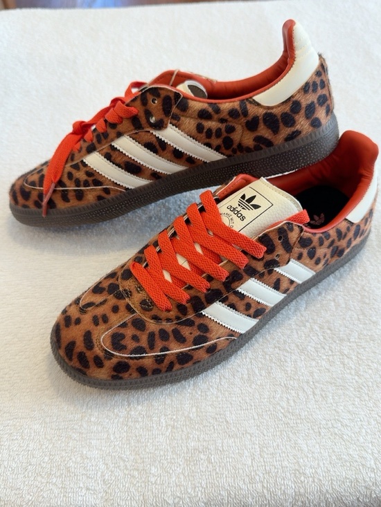 adidas Other - Adidas Samba OG J12734 Leopard Pony Hair Sneakers NWT 7.5